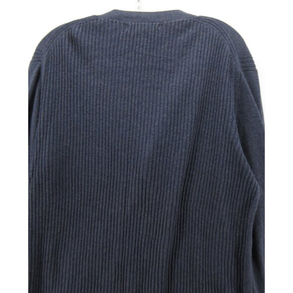 John Varvatos Sweater Medium Cardigan Button Up Ribbed Knit Classic - Picture 9 of 11